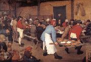 Peasant wedding BRUEGEL, Pieter the Elder